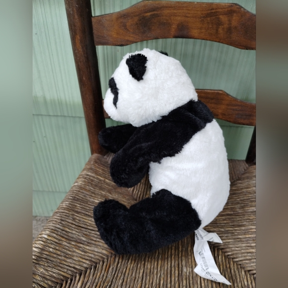 Ikea KRAMIG BLACK AND WHITE PANDA BEAR Stuffed Animal PLUSH SOFT TOY Lovey Cute - Picture 5 of 9